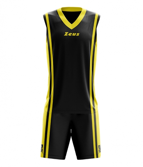 Баскетболен екип Kit Bozo - черен-жълт