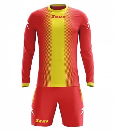 Футболен екип Kit Ercole - червено-жълто