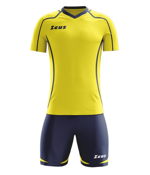 Футболен екип Kit Fauno M/C - синьо-жълто