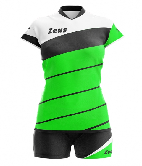 Дамски волейболен екип Kit Lybra Donna/зелен-черен