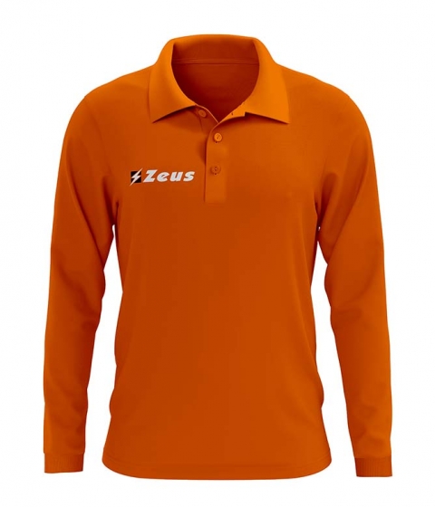 Мъжка блуза Polo Basic M/L - оранжево