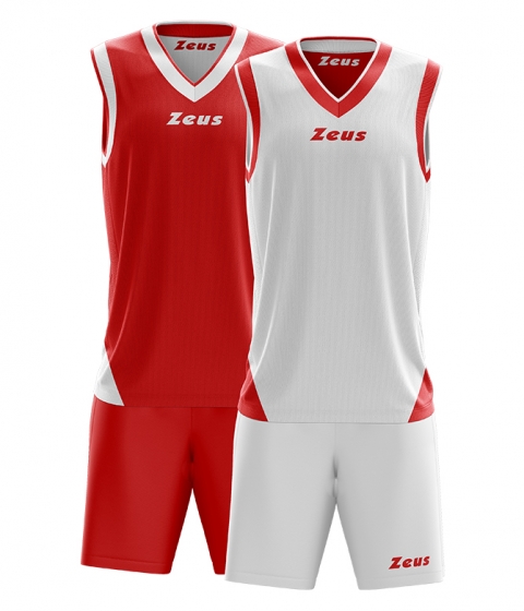 Баскетболен екип Reversible Kit Doblo/червен-бял