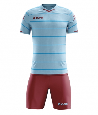 Спортен екип Kit Omega - небесносиньо-бордо
