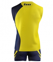 Дамски волейболен екип Kit Klima - жълто-синьо