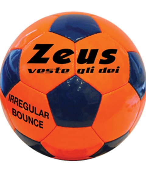 Футболна топка Irregular Bounce - оранжево-синьо