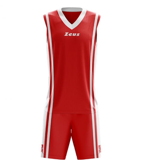 Баскетболен екип Kit Bozo - червен-бял