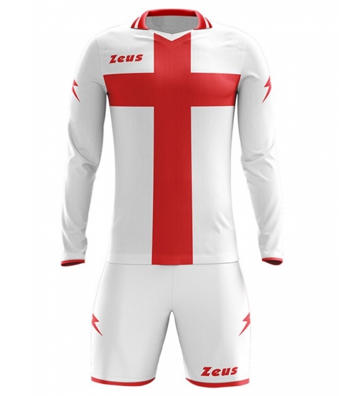 Футболен екип Kit Croce - бяло-червено