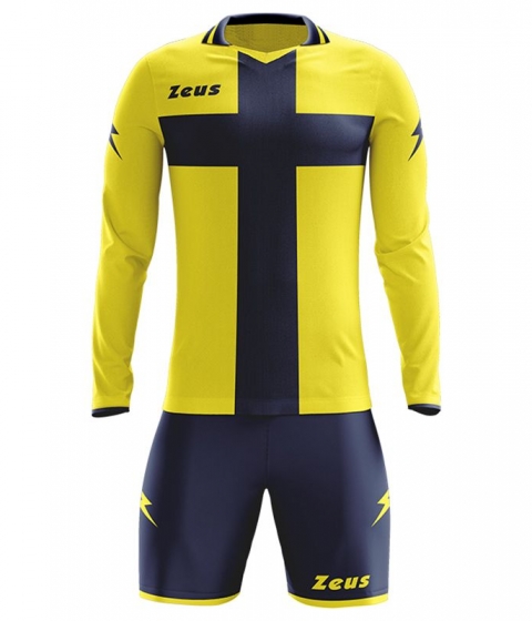 Футболен екип Kit Croce - жълто-синьо