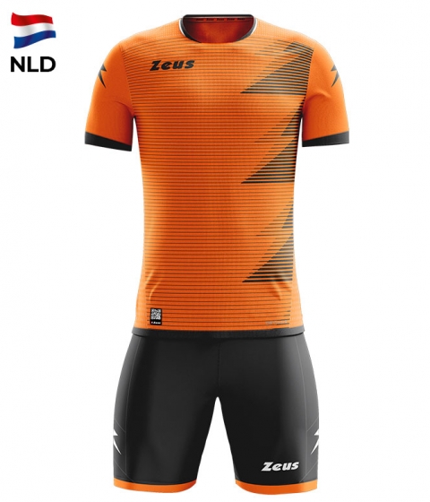 Спортен екип Kit Mundial - оранжевелектрик-черно