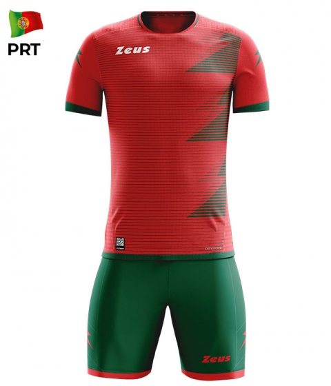 Спортен екип Kit Mundial - червено-зелено
