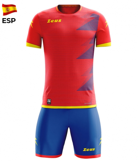 Спортен екип Kit Mundial - червено-жълто