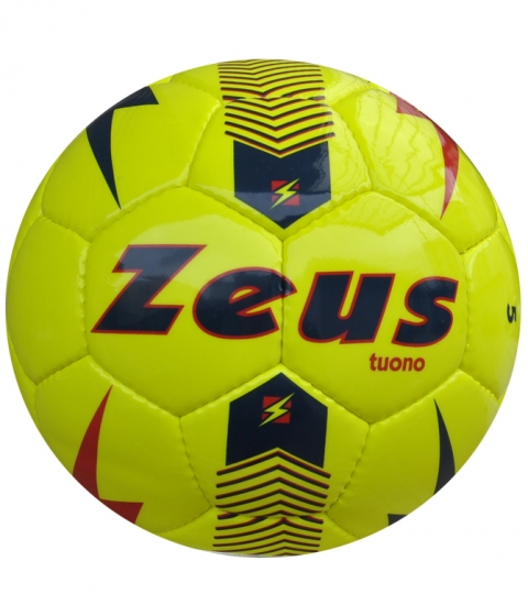 Футболна топка Pallone Tuono - жълтелектрик-червен