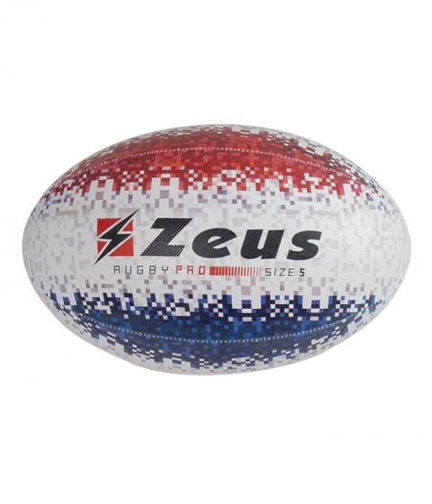 Ръгби топка Rugby Pro - синьо-червено