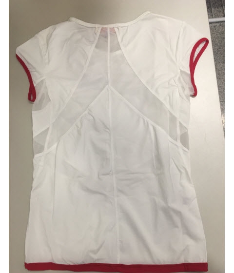 Тениска Legea T-shirt Trainer White-Red