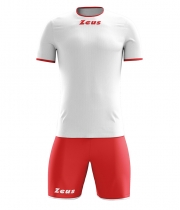 Футболен екип Kit Sticker - бяло-червено