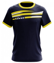 Мъжка тениска Polo Itaca - синьо-жълто
