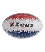 Ръгби топка Rugby Pro - синьо-червено
